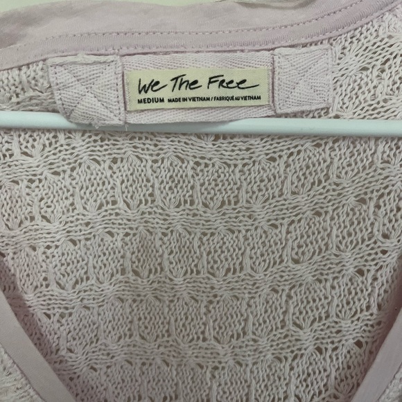 We the Free by Free People Pale Pink Blossom Sweater - Picture 8 of 13